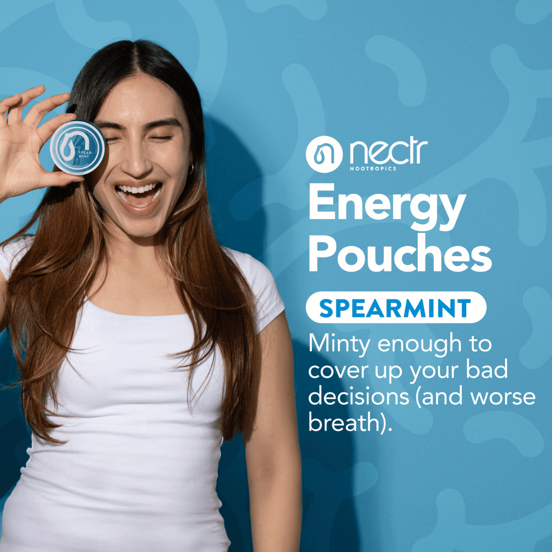 Energy Pouches Spearmint Nootropic Energy Pouches by Nectr Energy - View 3