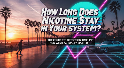 A neon sunset image describing how long nicotine stays in your system