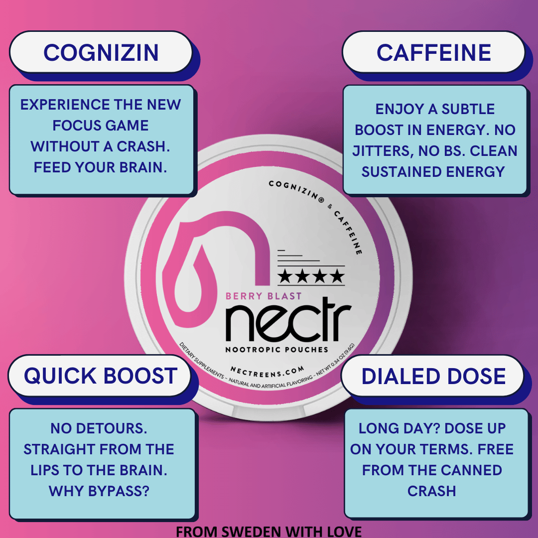 Berry Blast - Nectr Nootropic Pouches