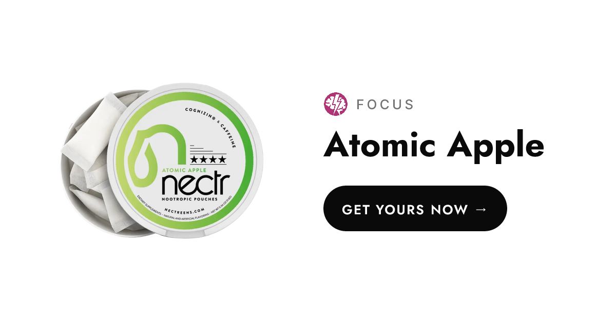 Focus Pouches — Atomic Apple | Nectr Energy