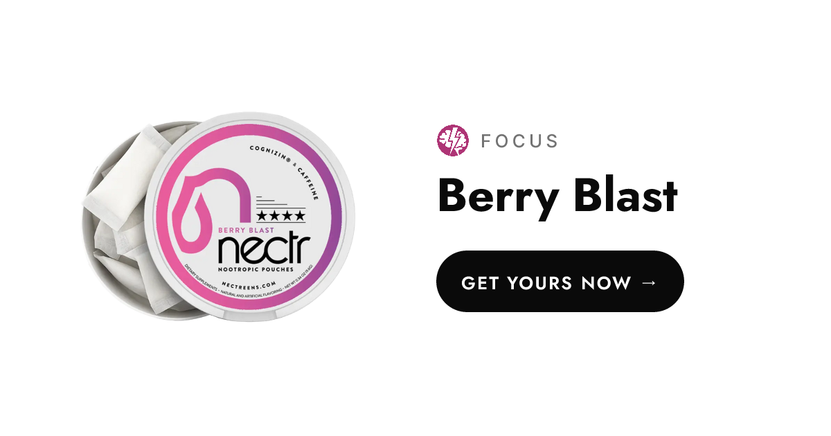 Focus Pouches — Berry Blast | Nectr Energy