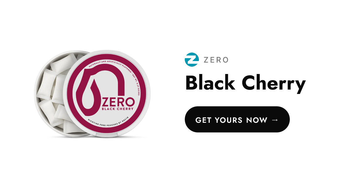 Zero Pouches — Black Cherry